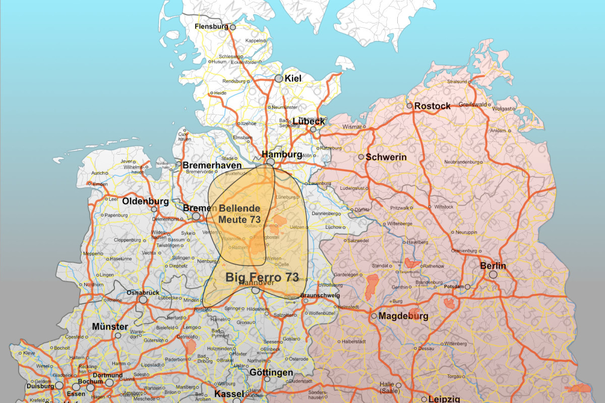 Übungsräume 1973 – Norden