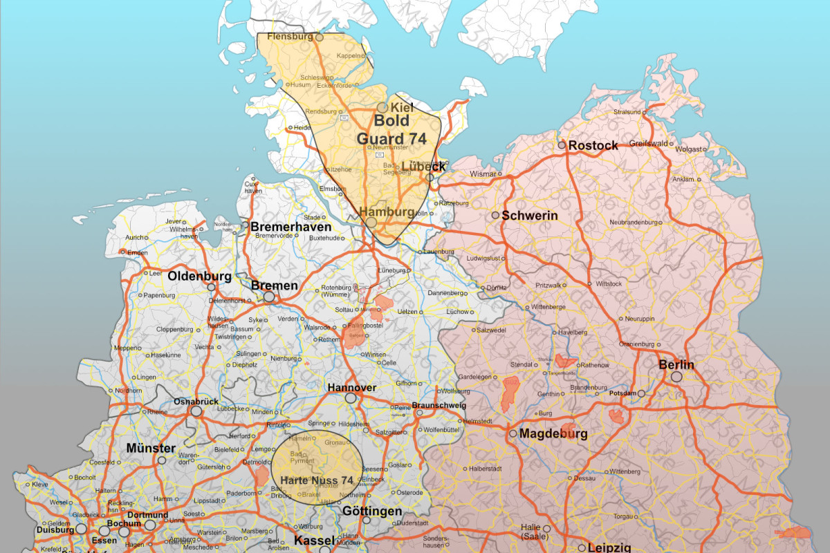 Übungsräume 1974 – Norden